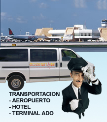 Transportation from Cancun, Playa del Carmen, or from any area of the Reviera maya